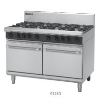 G528D, G528C, G528B, G528A, GAS RANGE DOUBLE STATIC OVEN 1200mm